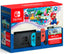 Consola Nintendo Switch Joy Con Neon (Azul - Rojo) Bundle Super Mario Bros Wonder + Switch Online