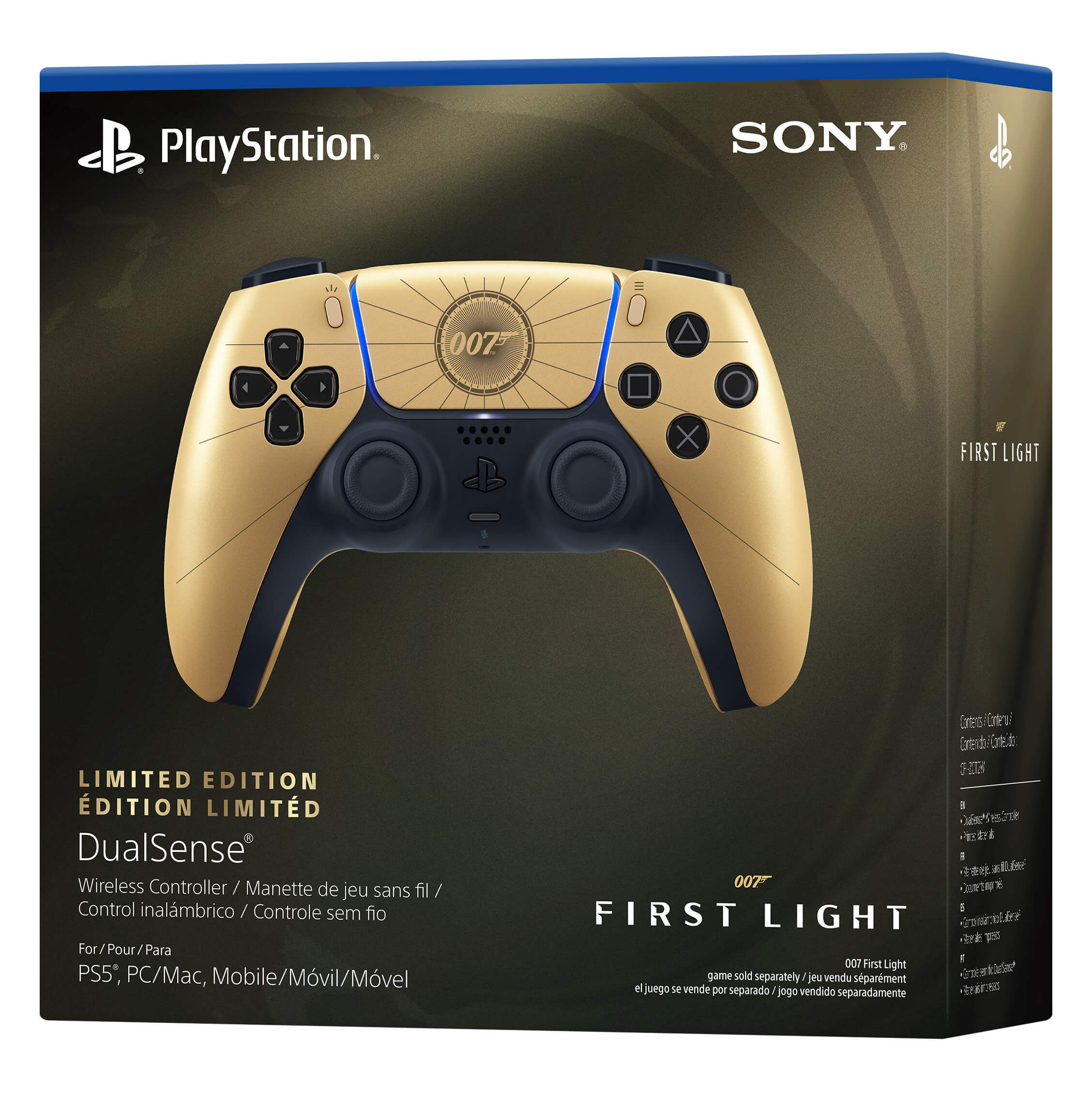 Control inalámbrico DualSense 007 First Light Edición limitada