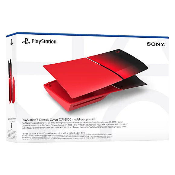 Cubiertas para consola PS5 Slim Techno Red Imagen secundaria del producto