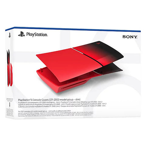 Cubiertas para consola PS5 Slim Techno Red