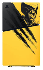 Cubiertas para consola PS5 Slim Marvel’s Wolverine Battle Yellow Edición Limitada