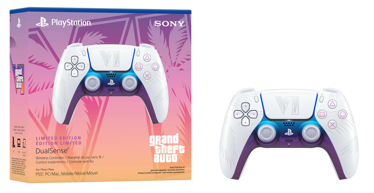 Control inalámbrico DualSense Grand Theft Auto VI White Edición Limitada