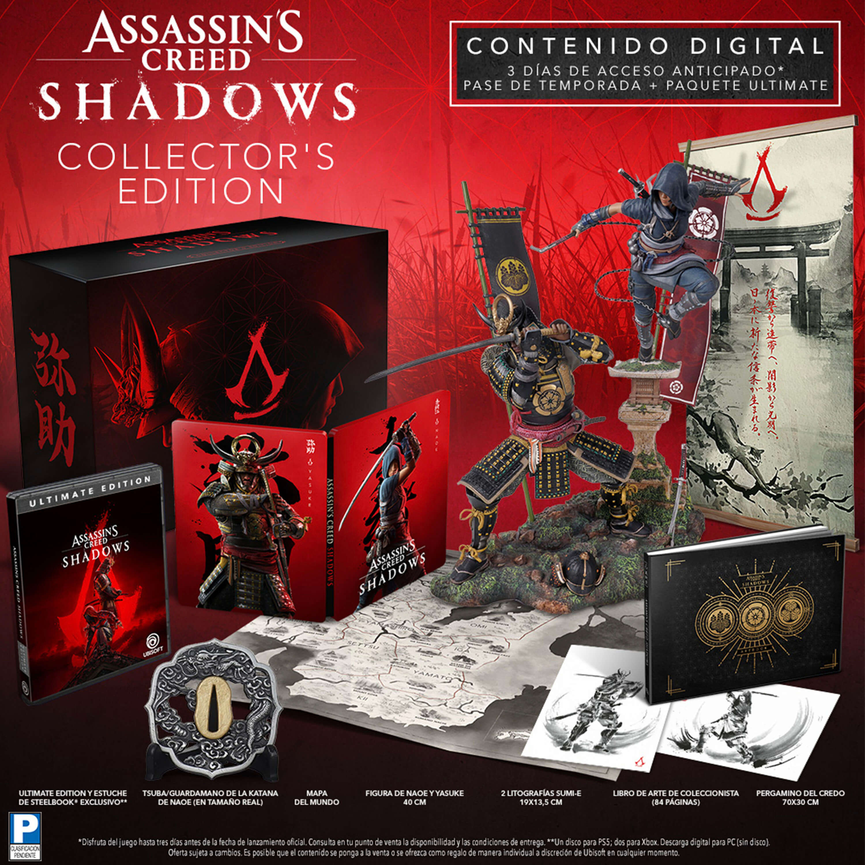 Assassins Creed Shadows Edición Coleccionista para PS5 Imagen principal del producto