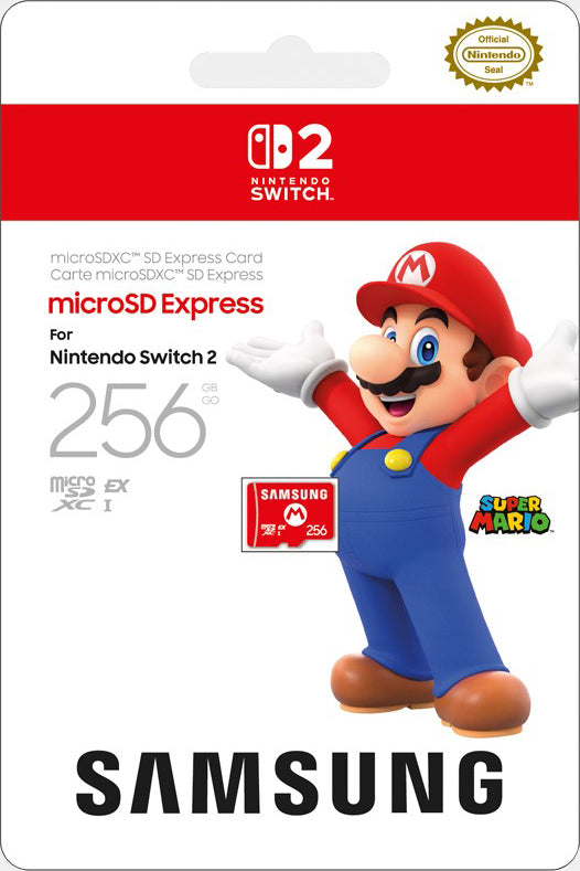 MicroSD Express Card Samsung 256GB para Nintendo Switch 2 Imagen principal del producto