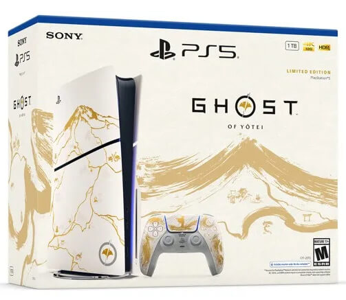 Consola PS5 Estándar Ghost of Yōtei Edición Dorada Limitada Imagen principal del producto