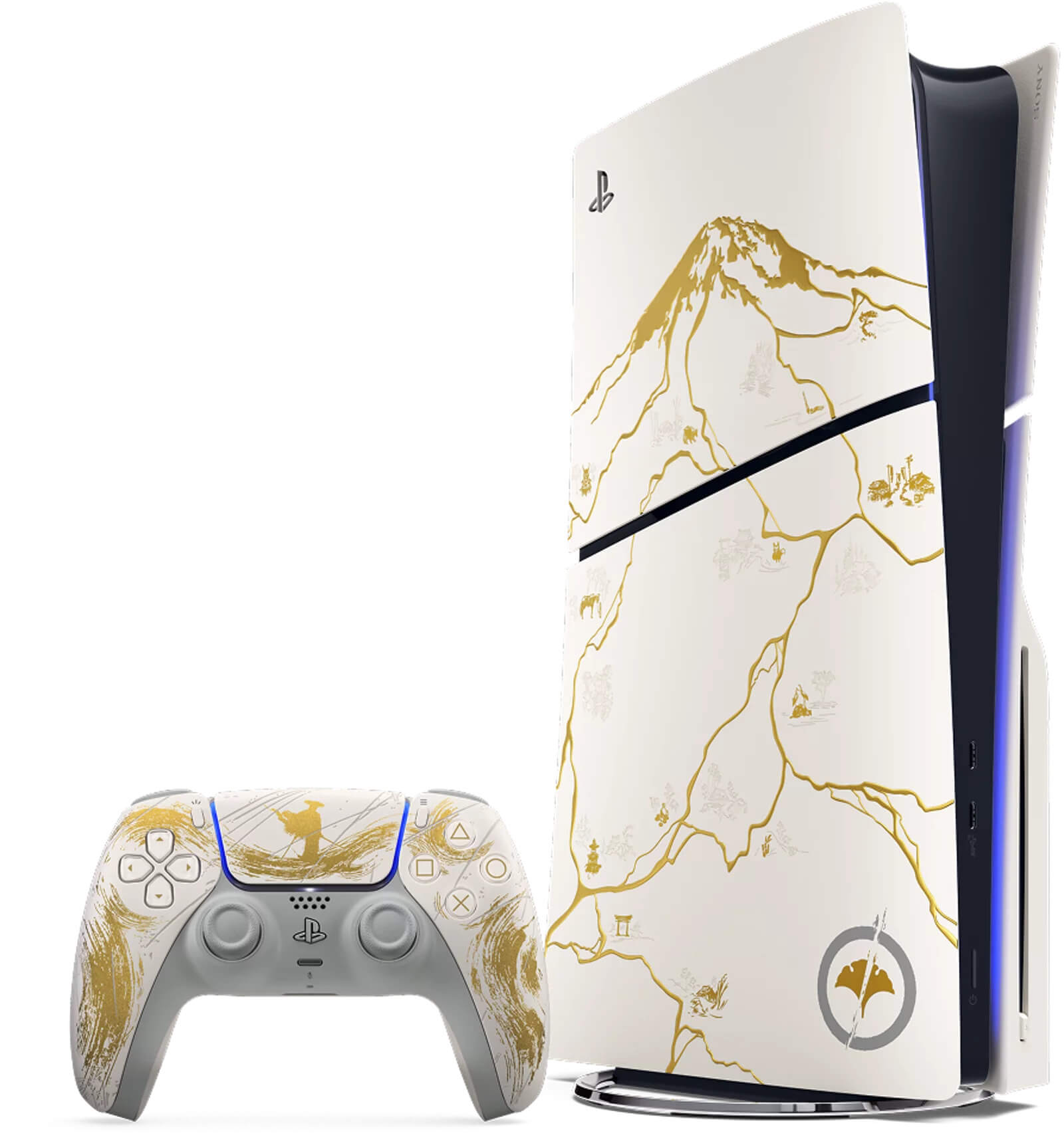 Consola PS5 Estándar Ghost of Yōtei Edición Dorada Limitada Imagen secundaria del producto