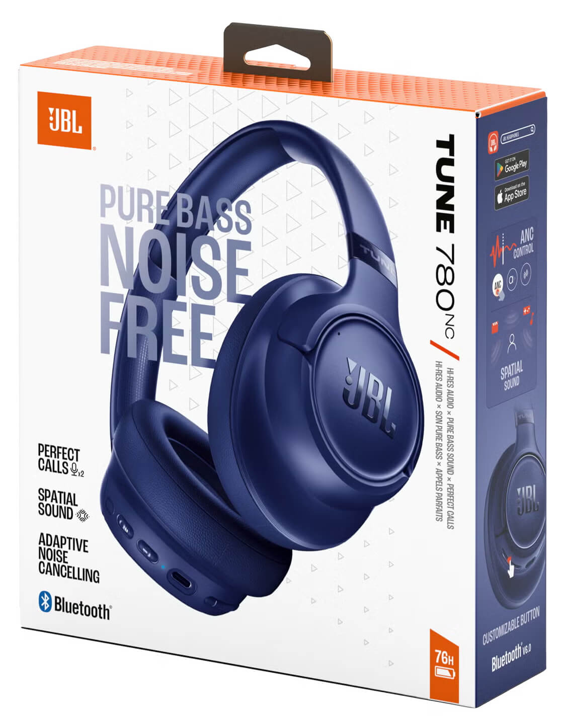 JBL Audifonos Tune 780NC (Bluetooth) Azul Imagen secundaria del producto