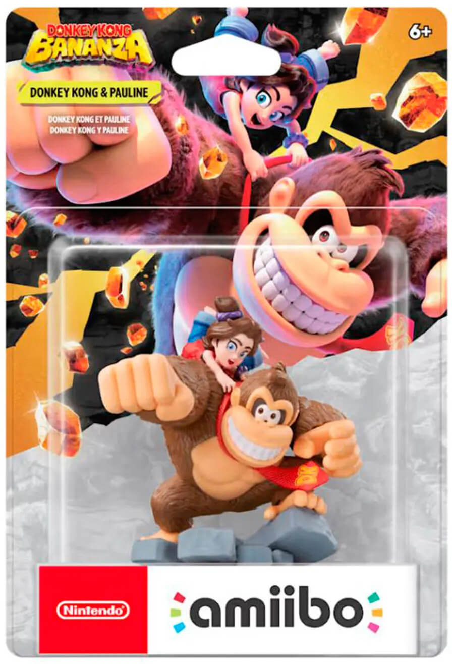 Amiibo Bananza Donkey Kong and Pauline Nintendo Switch 2 Imagen principal del producto
