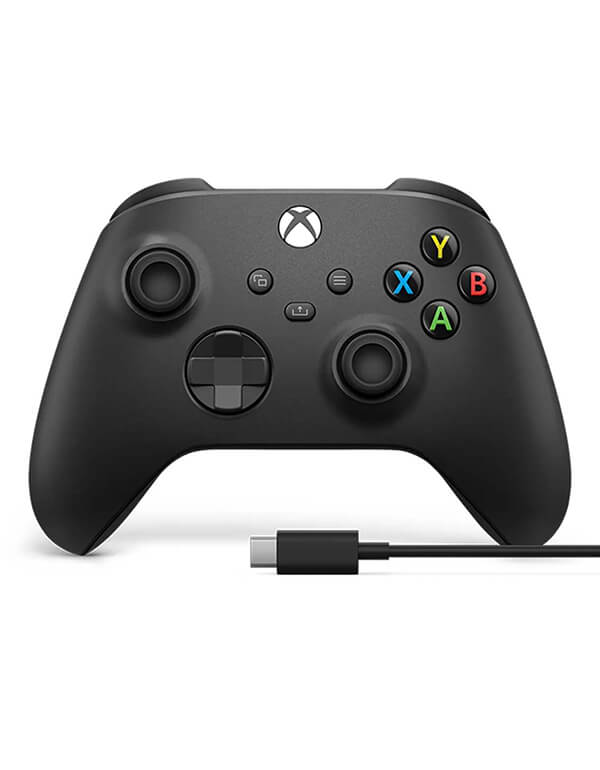 Control Inalámbrico XBOX + Cable USB-C Negro Imagen principal del producto