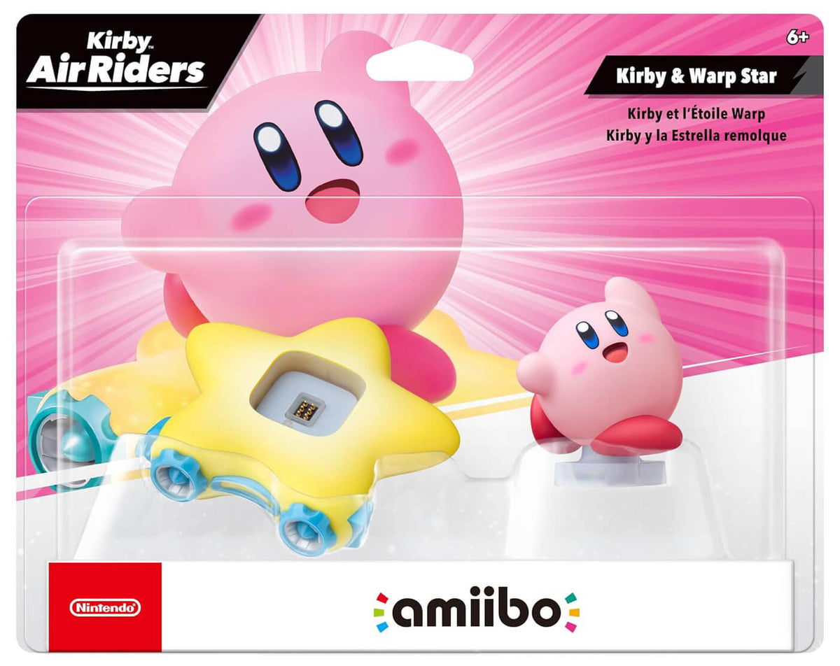Amiibo Kirby Air Riders Kirby & Warp Star Imagen principal del producto