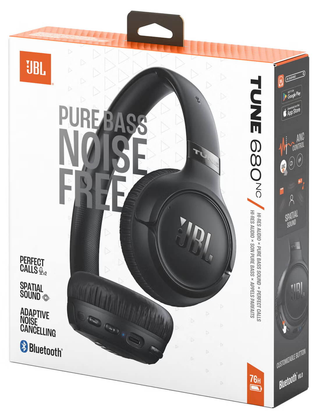 JBL Audifonos Tune 680NC (Bluetooth) Negro Imagen secundaria del producto