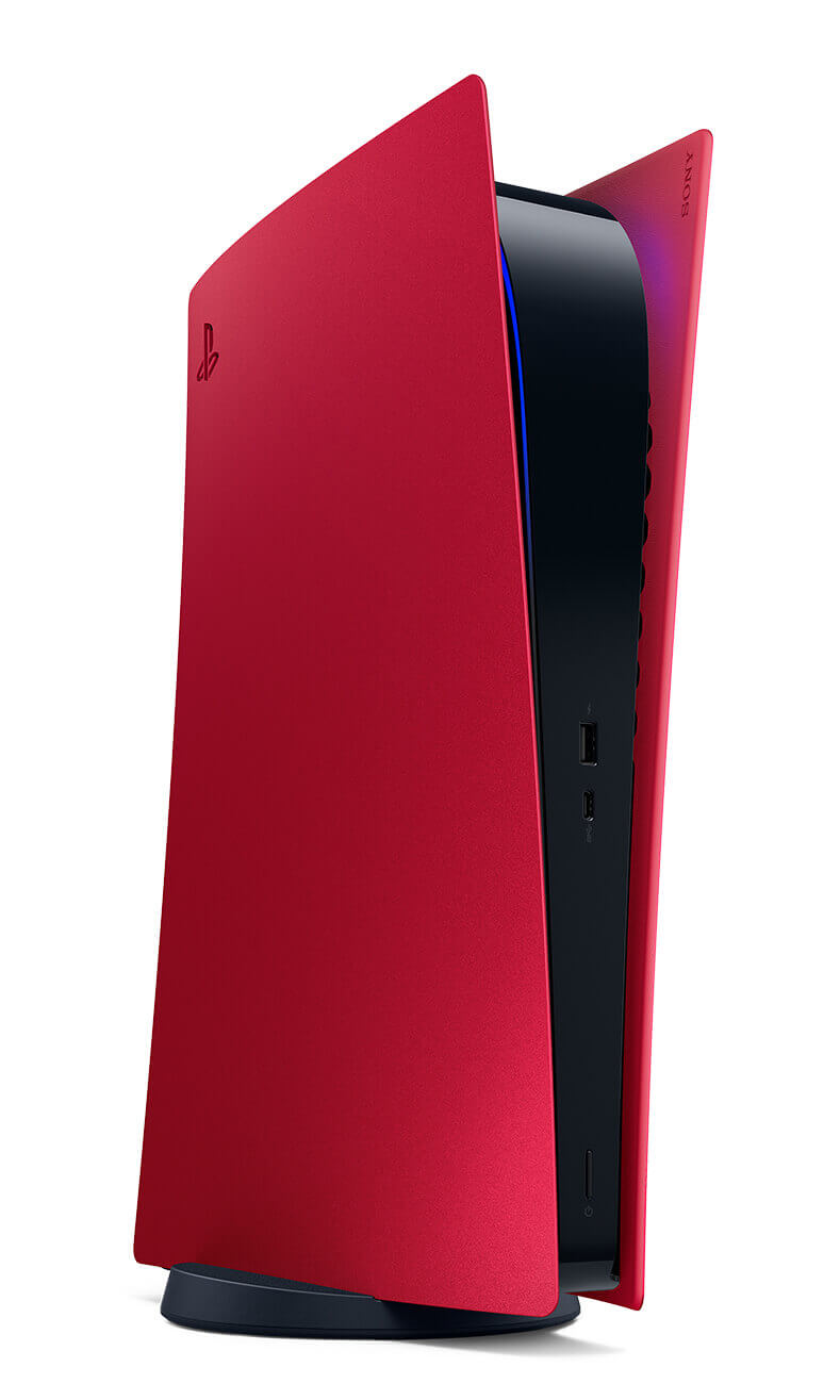 Cubiertas para consola PS5 Digital Volcanic Red Imagen principal del producto