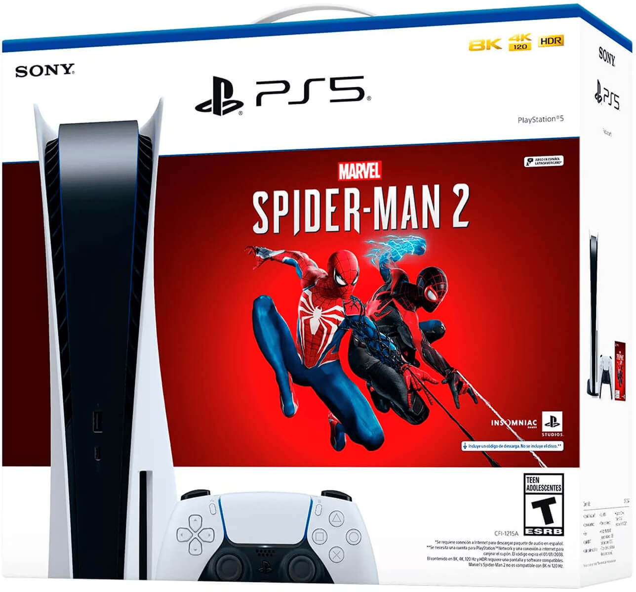 Consola PS5 Estandar Edición Spider-Man 2