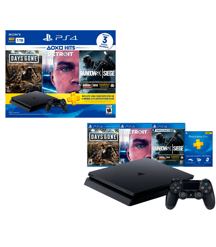 Consola PlayStation 4 Bundle Hits 5 (6976306741408) Imagen principal del producto