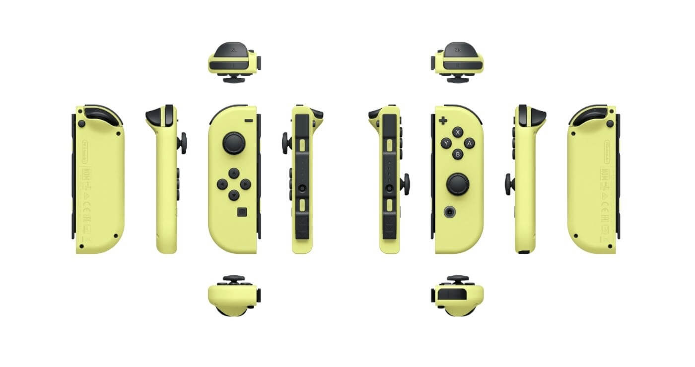 Control Joy-Con (L-R) Rosado y Amarillo