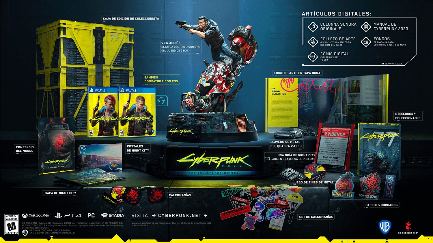 Cyberpunk 2077 Edición Coleccionista Imagen secundaria del producto