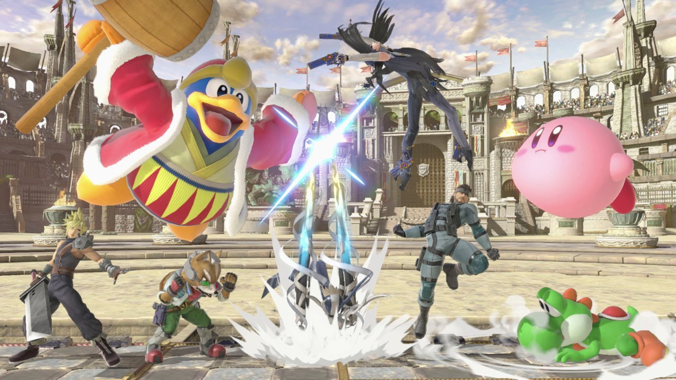 Consola Nintendo Switch Modelo OLED Bundle Super Smash Bros Ultimate