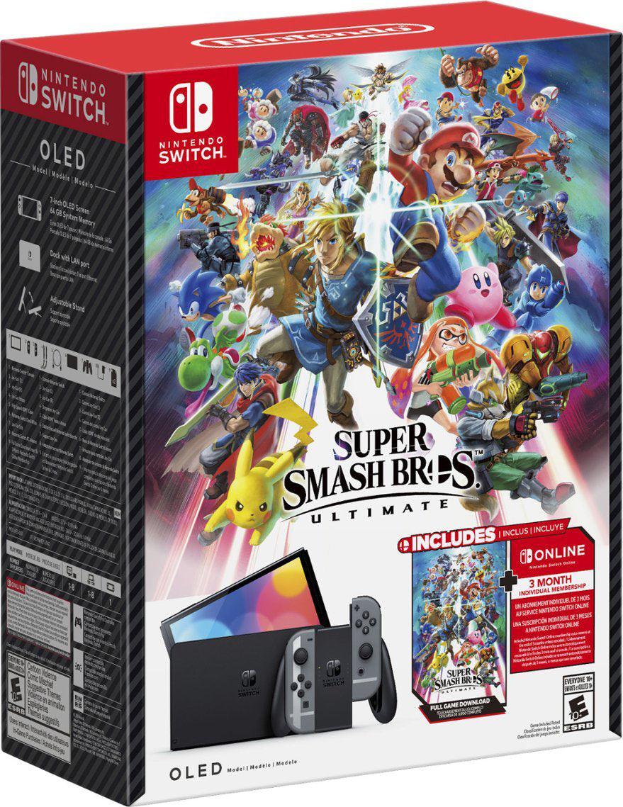 Consola Nintendo Switch Modelo OLED Bundle Super Smash Bros Ultimate Imagen principal del producto