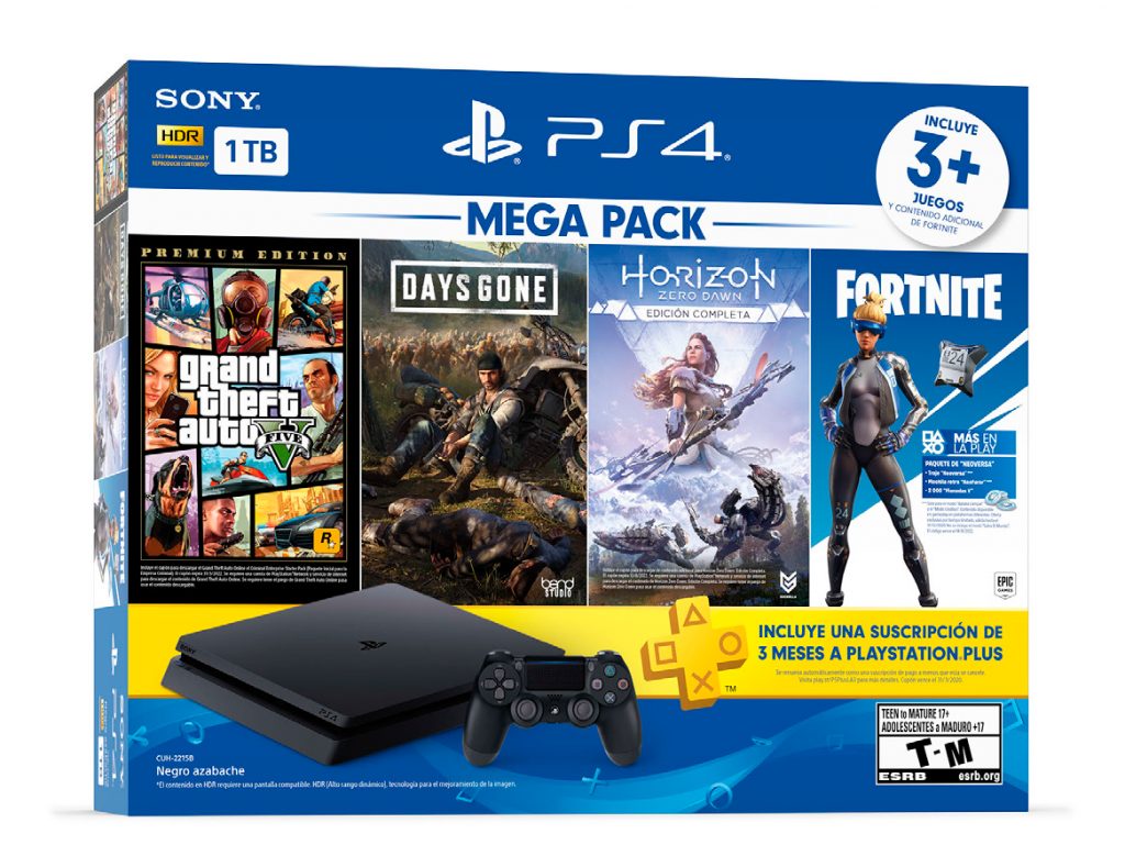 Consola PS4 Slim Bundle Megapack 6 (6976307167392) Imagen principal del producto