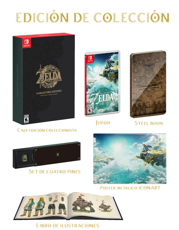 The Legend of Zelda: Tears of the Kingdom Edición Coleccionistas